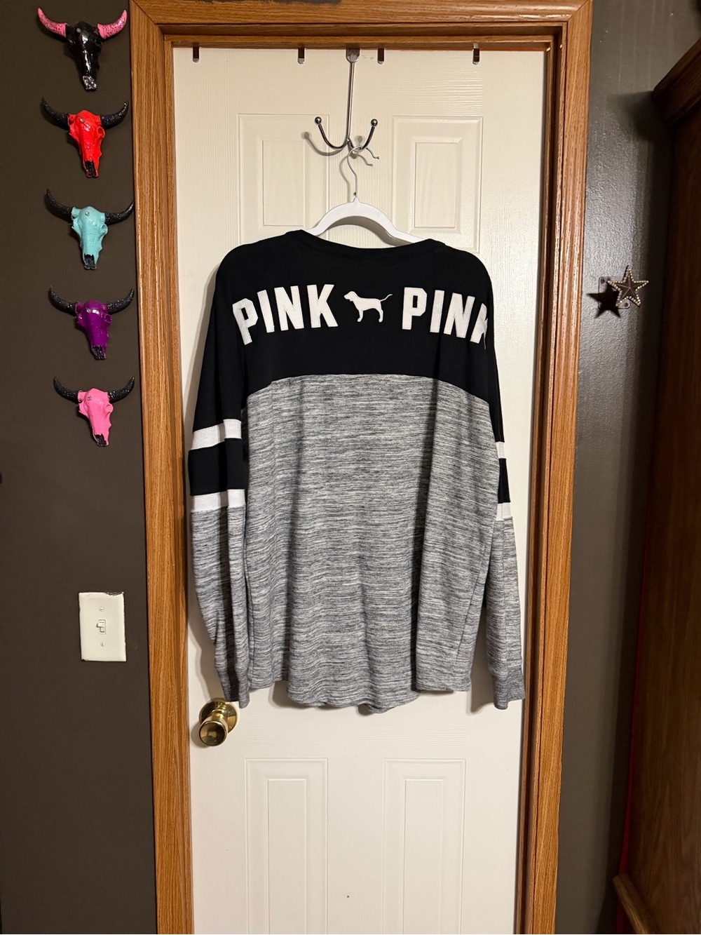 🖤va pink long sleeve shirt tee Victoria secret